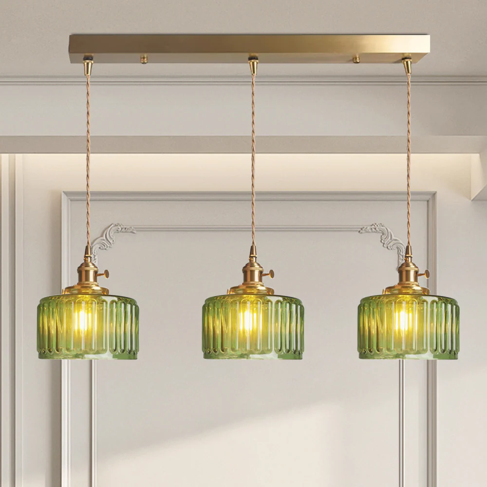Kitchen Pendant Lamp | Vintage Glass Design