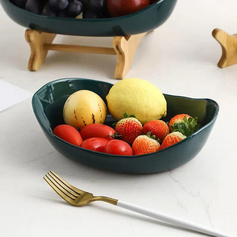 Modern Bamboo Fruit Basket