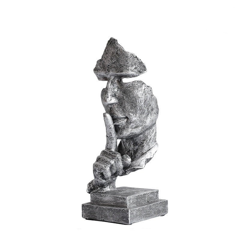 Abstract Face Modern Artistic Sculpture