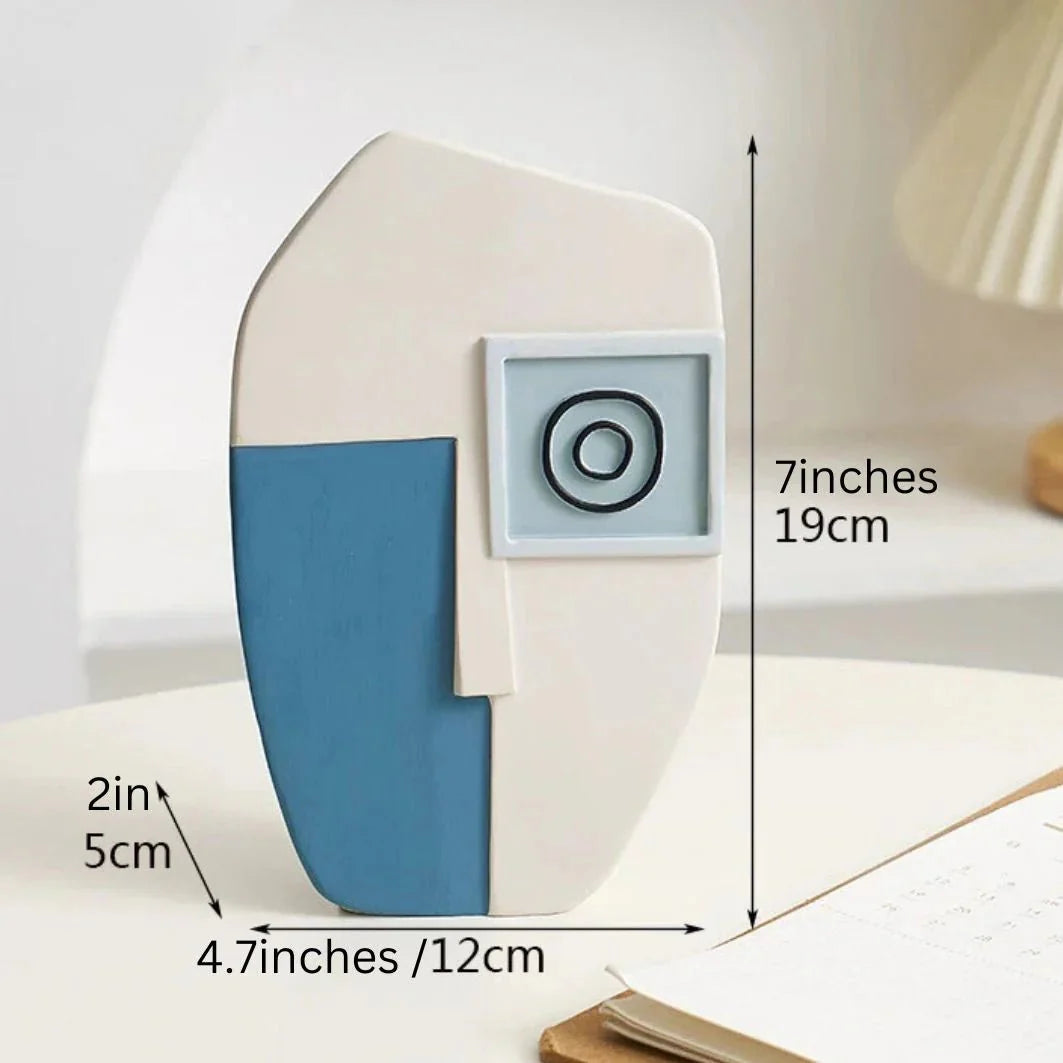 Abstract Face Vase