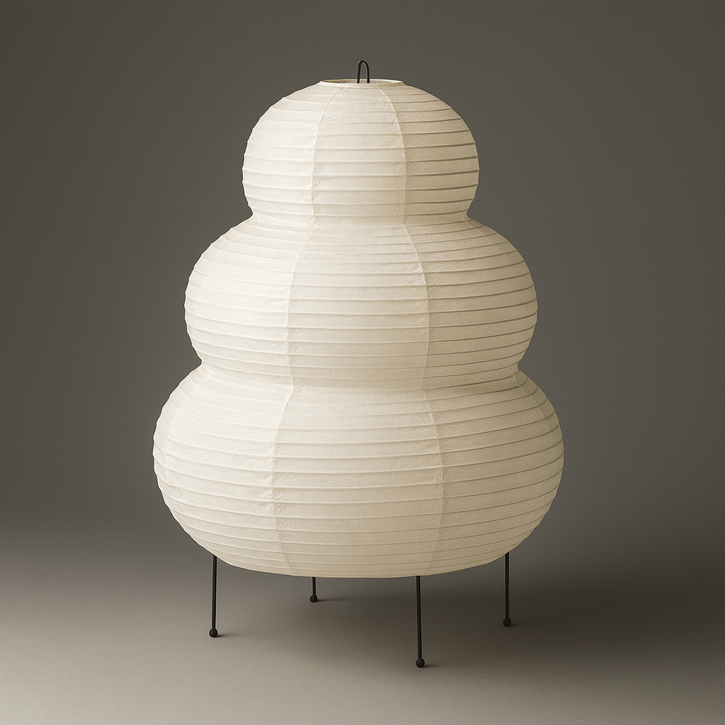 Akari Japandi Style Paper Floor Lamp