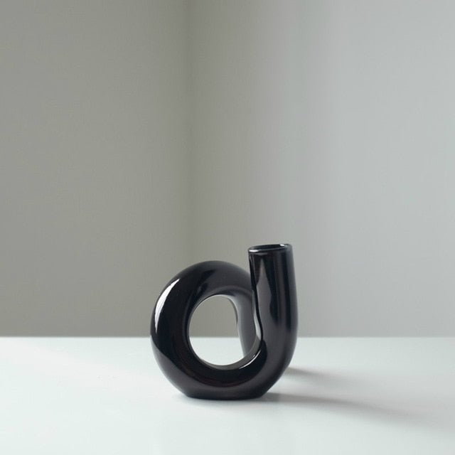 Artistic Loop Vase & Candle Holder