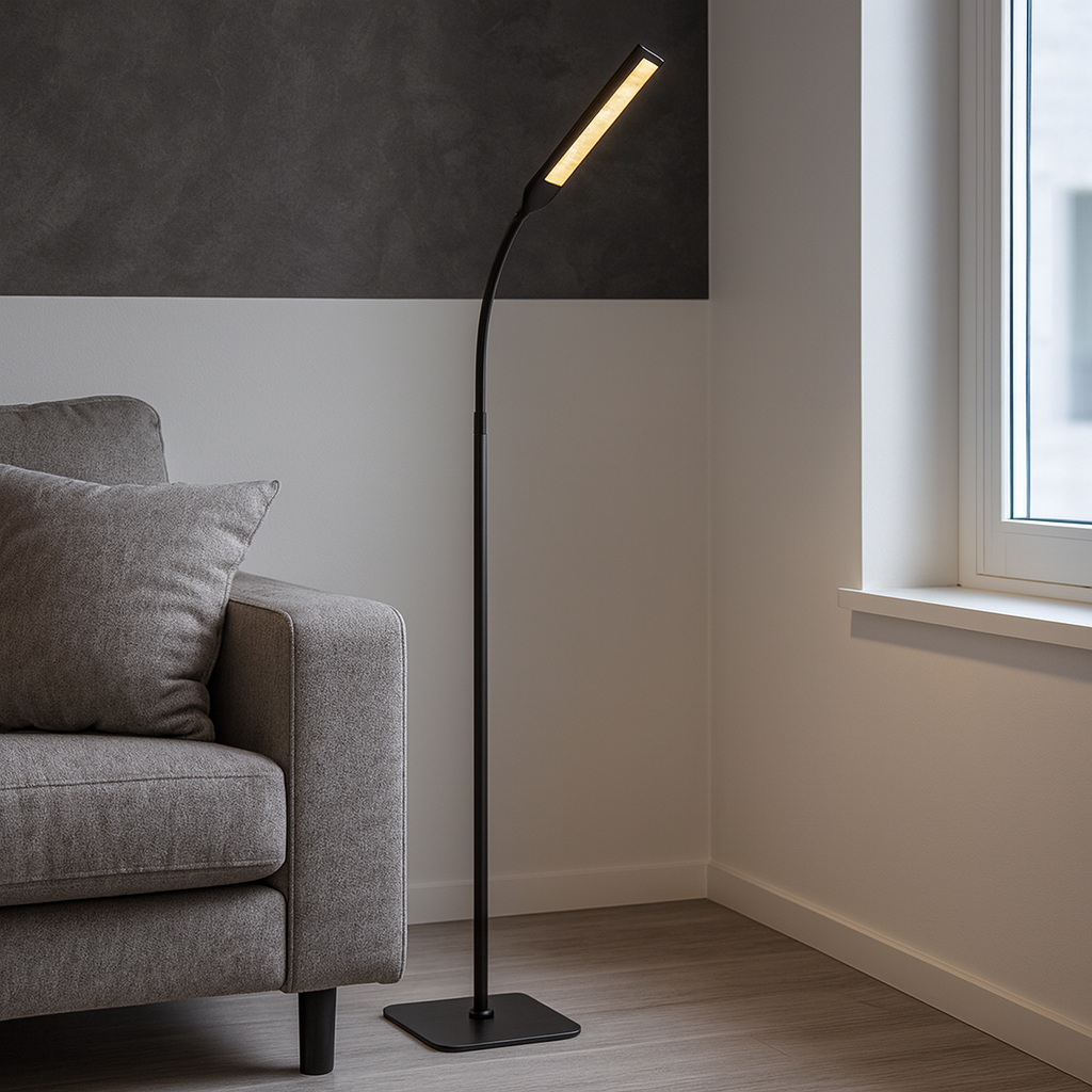 Black Standing Light - Nordic LED Floor Lamp