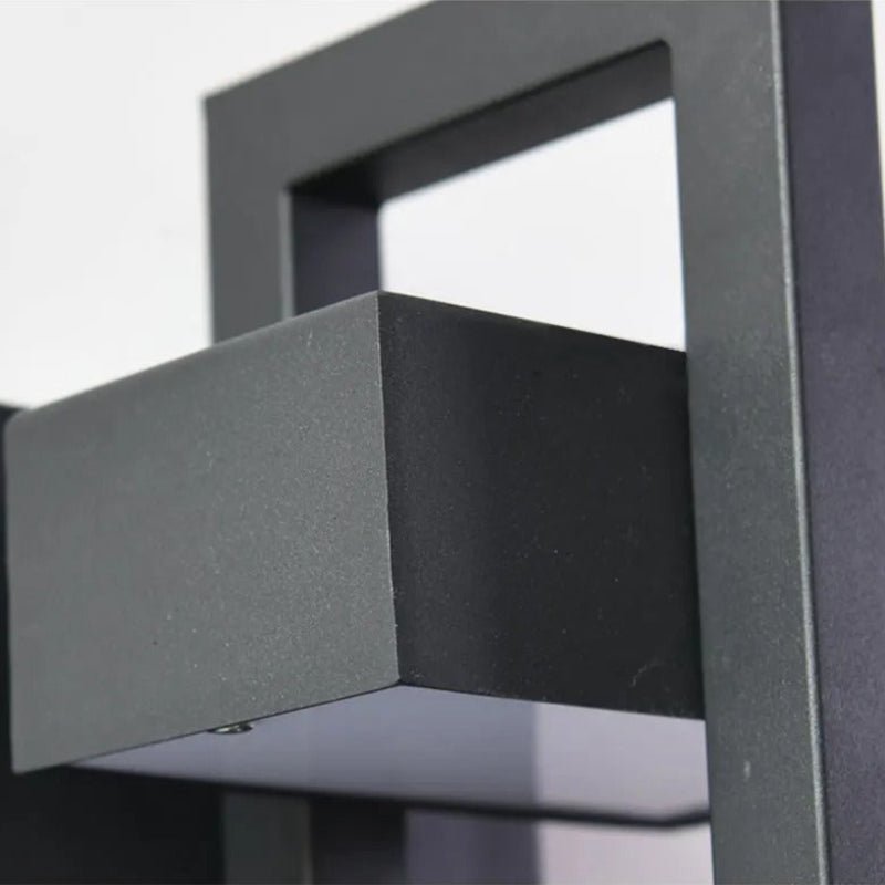 Black Up Down Outdoor Wall Light