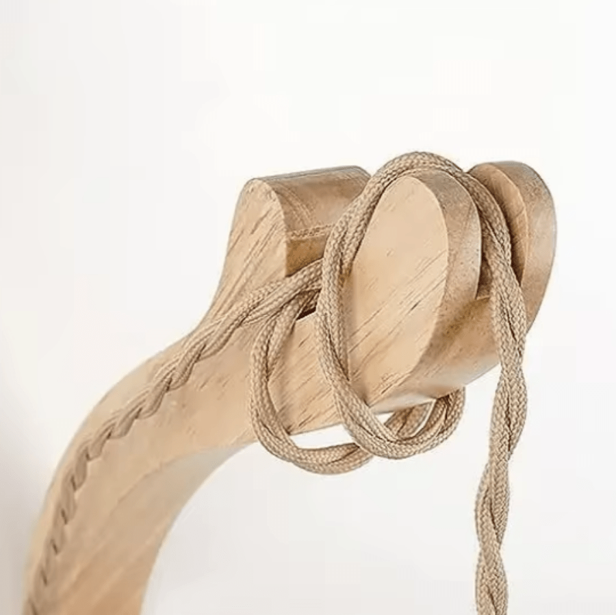 Boho Handwoven Bamboo Hanging Wall Light