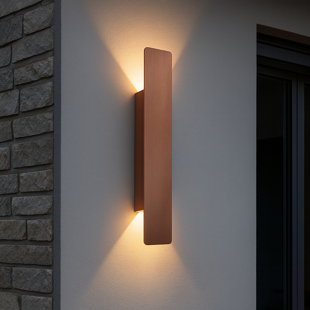 Bronze Waterproof External Wall Lights - Durable Exterior Fixture