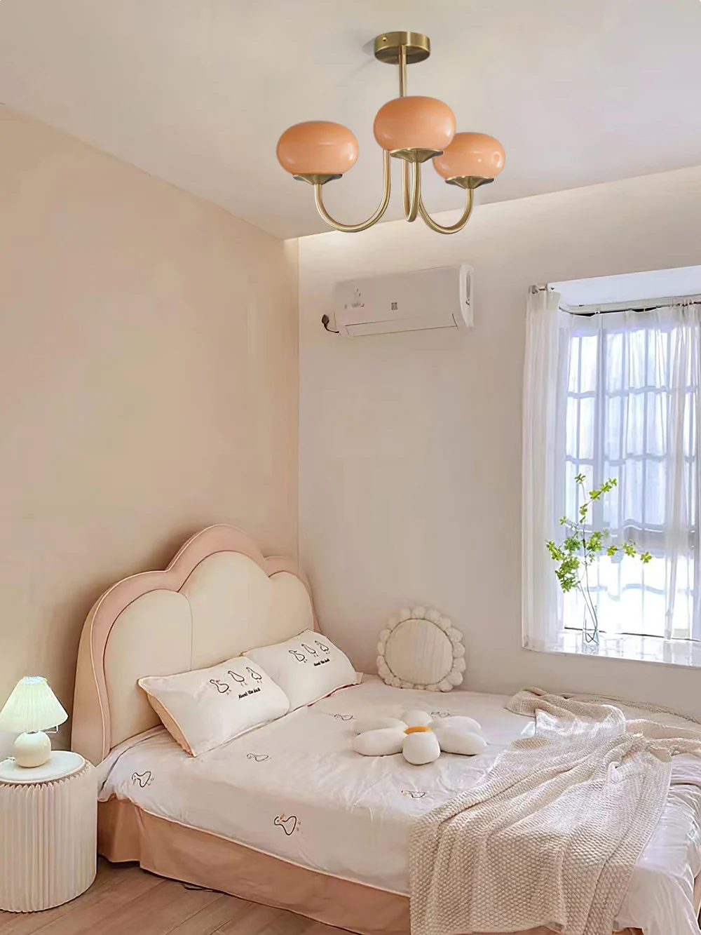 Marshmallow Frosted Glass Chandelier