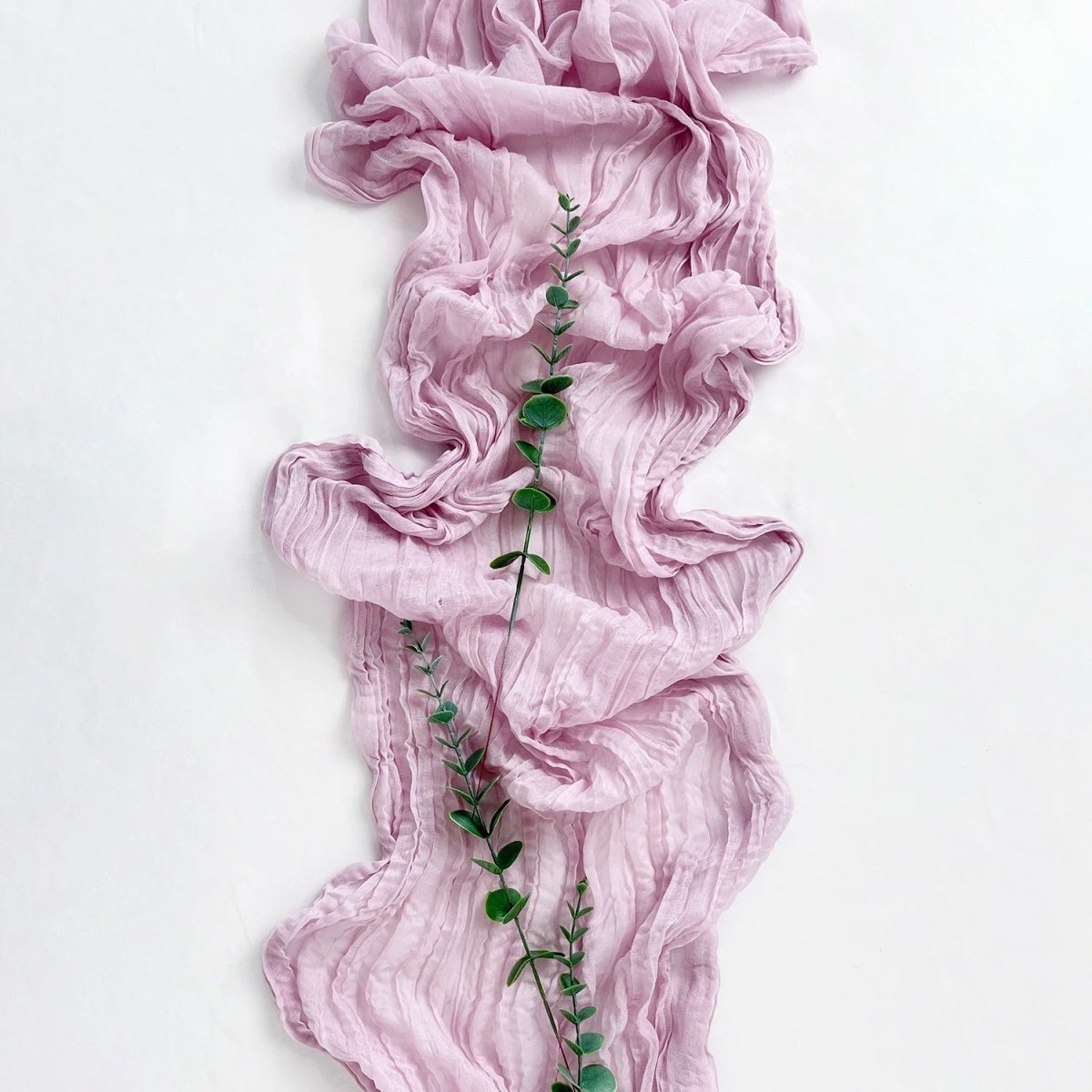 Cheesecloth Table Runner 10 Piece Set