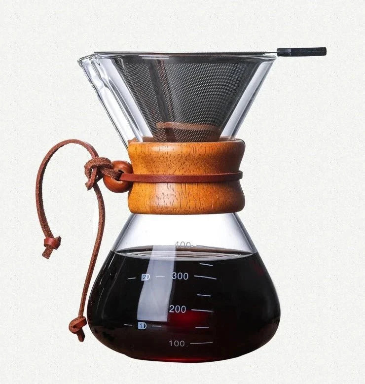 Chemex Coffee Pot with Hario V60 Dripper Set