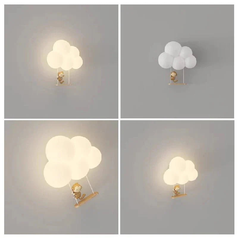 Cloud-Shaped LED Wall Lamp