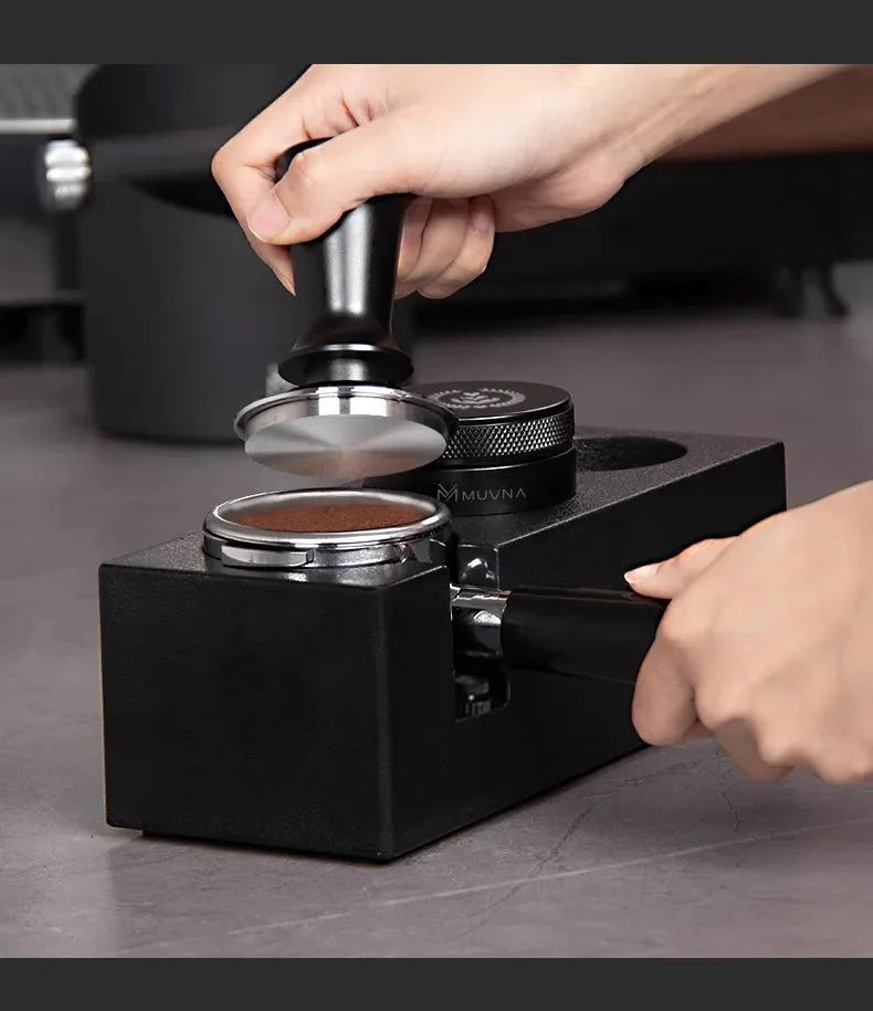 Coffee Tamping Station Adjustable Portafilter Holder