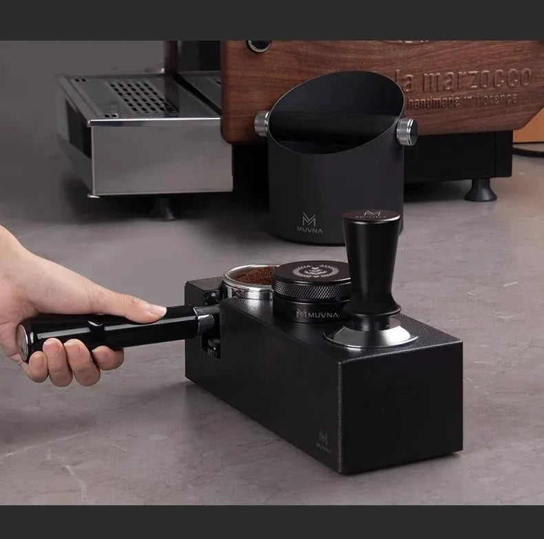Coffee Tamping Station Adjustable Portafilter Holder