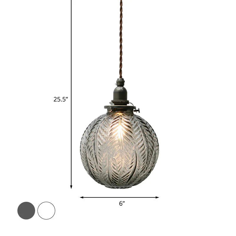 Colonial Glass Pendant Lamp