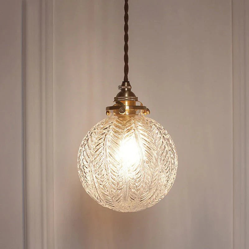 Colonial Glass Pendant Lamp