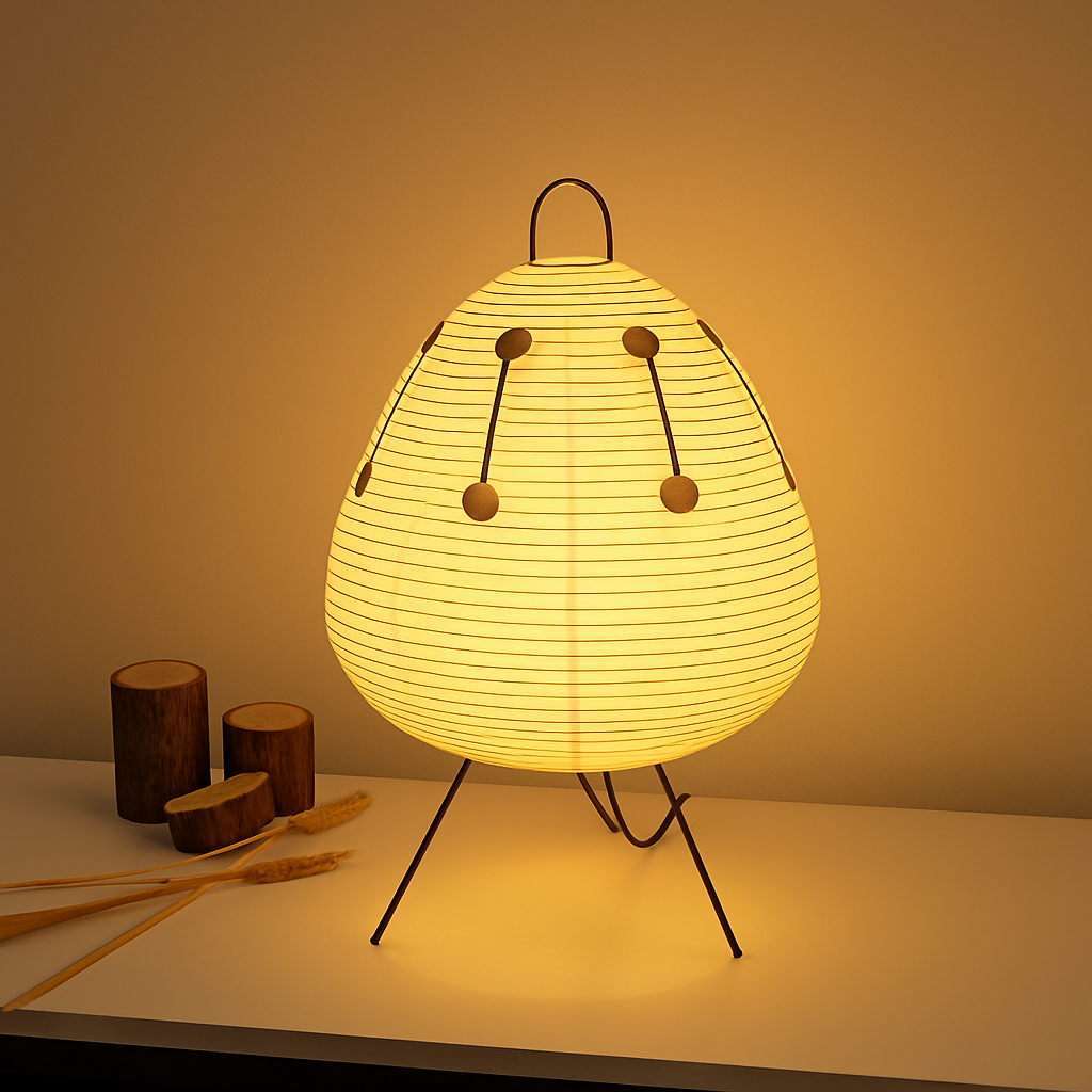 Colorful Paper Japanese Floor Lamp | LED Standing Light