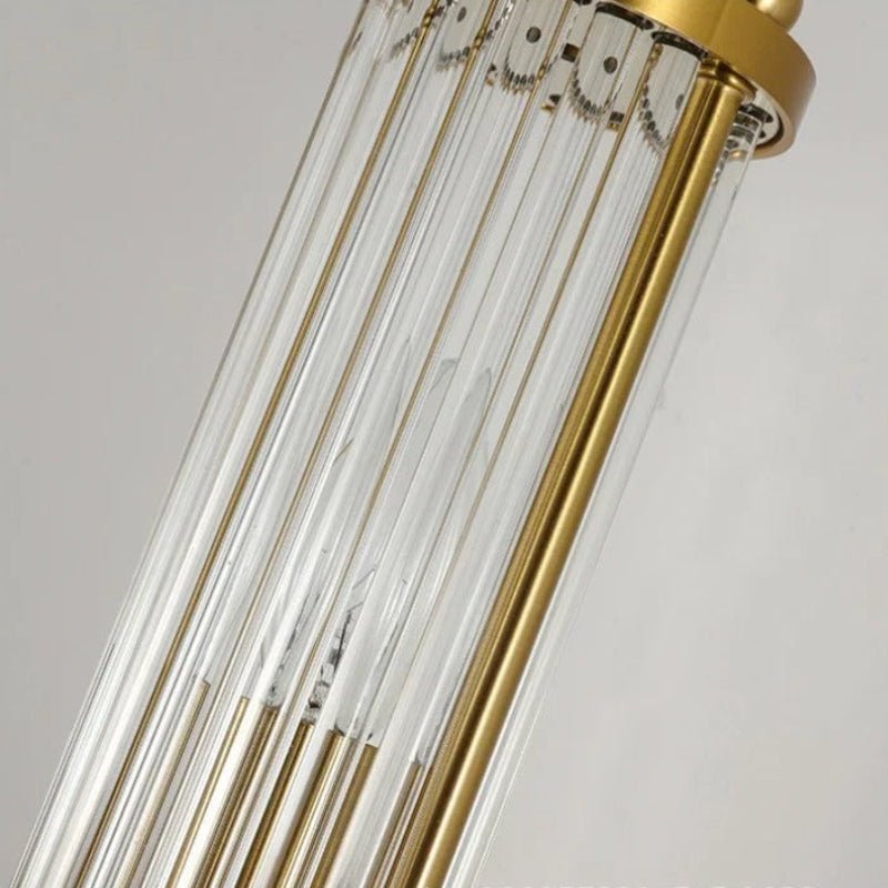 Cylindrical Glass Wall Sconce