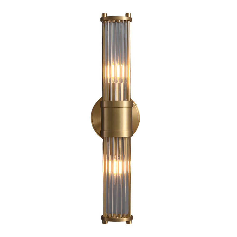 Cylindrical Glass Wall Sconce