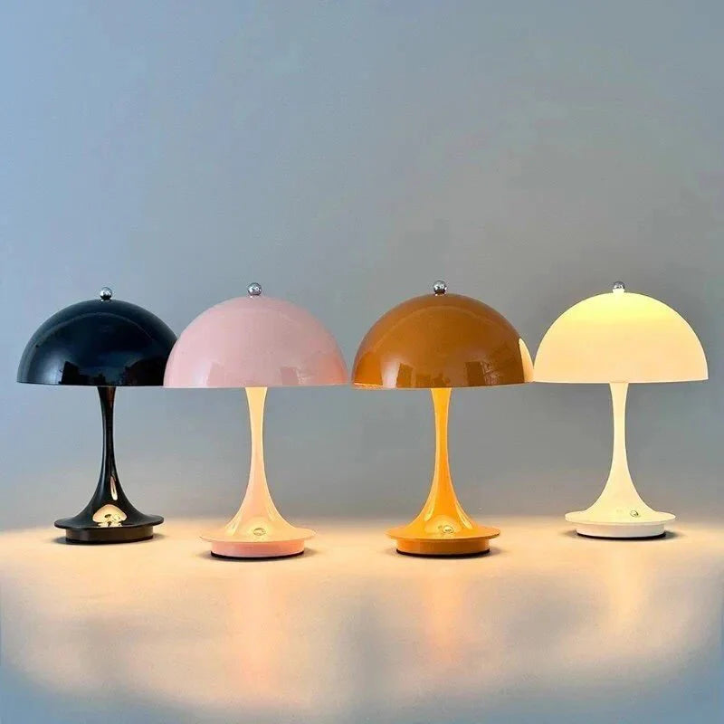 Amber Dome Table Lamp