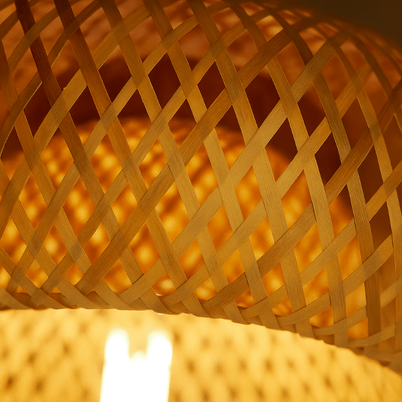 Bamboo Dome Ceiling Light