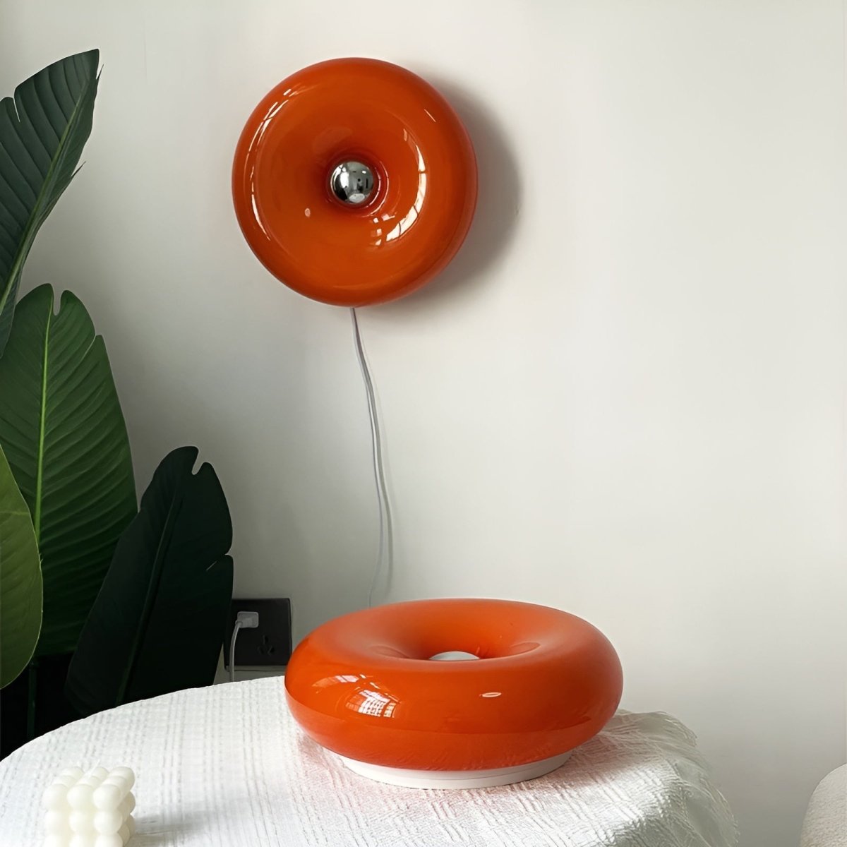 Donut-Shaped LED Lamp