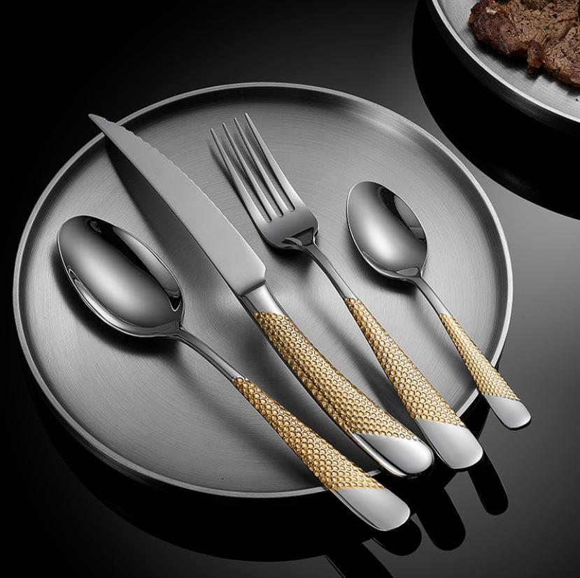 Drillan Cutlery Set with Luxury Textured Design