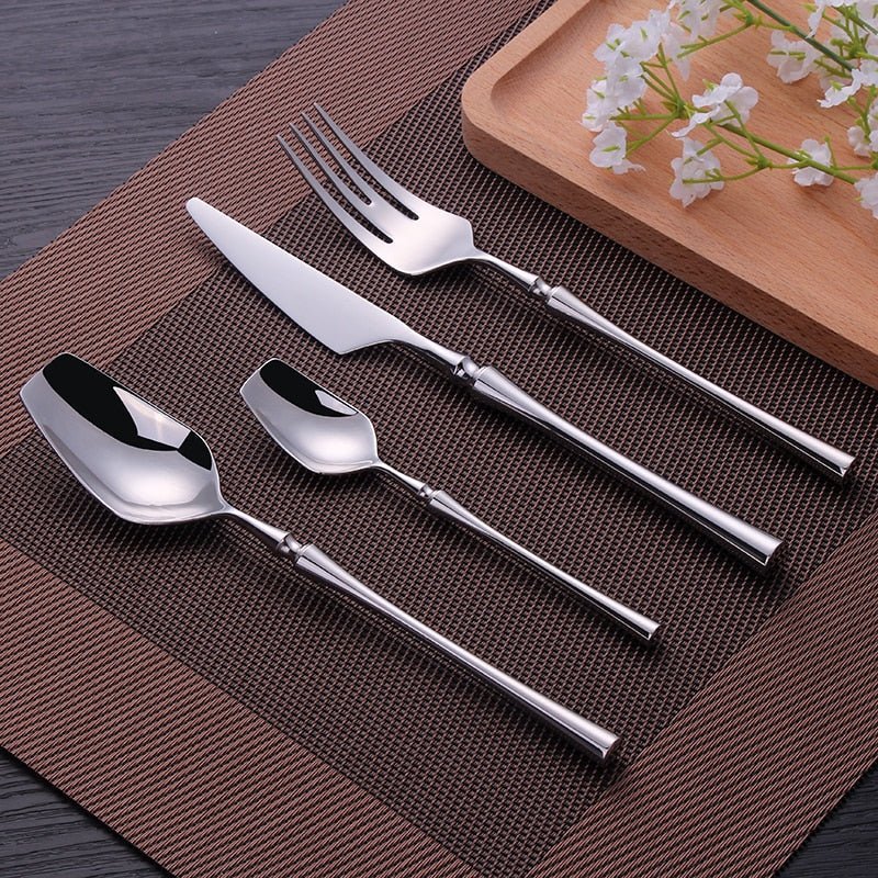 Egyptian-Inspired Cutlery Set 24pc