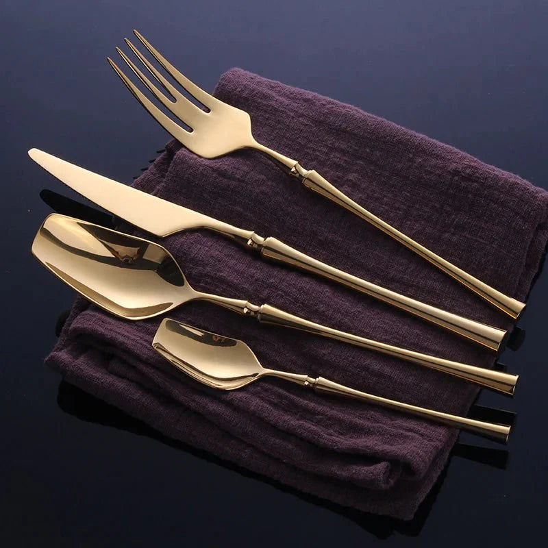 Egyptian-Inspired Cutlery Set – Elegant & Durable Dining