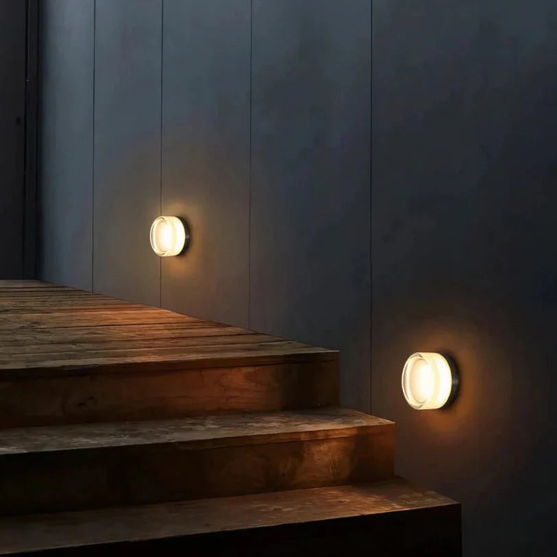 Frosted Glass Wall Sconce