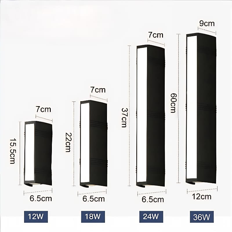 Garden Sconce - Outdoor Up and Down Coastal Wall Light