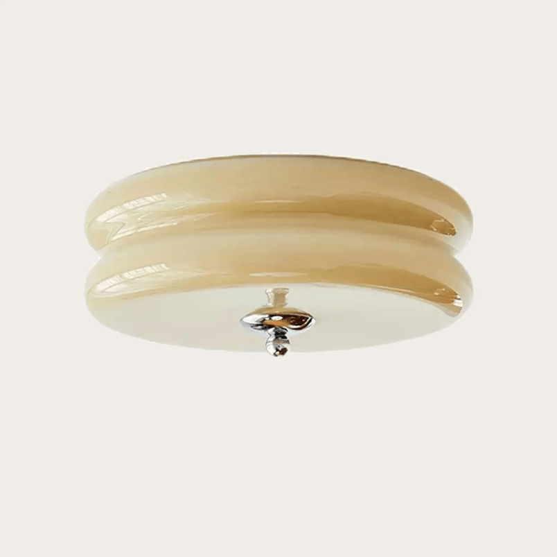 Glass Pudding Ceiling Light