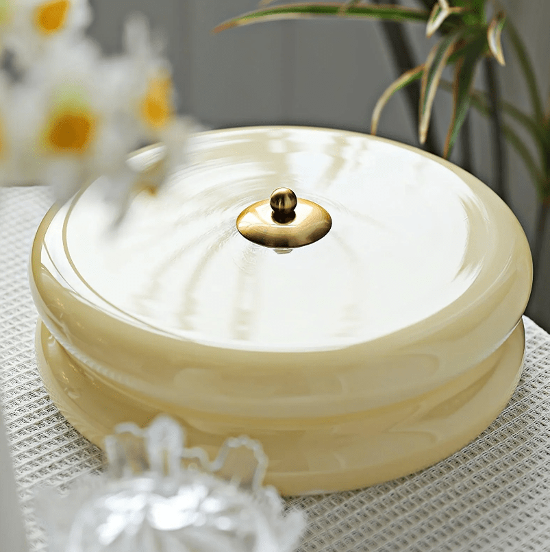 Glass Pudding LED Ceiling Light