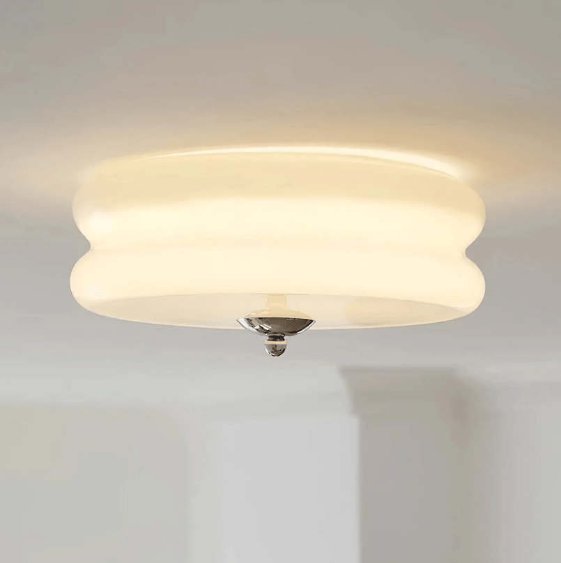 Glass Pudding LED Ceiling Light