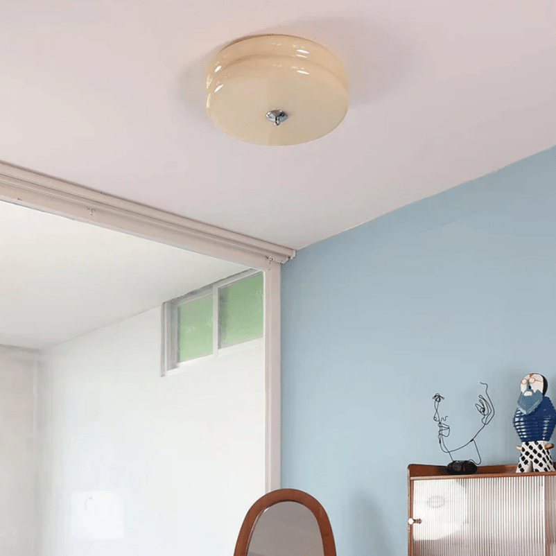 Glass Pudding LED Ceiling Light