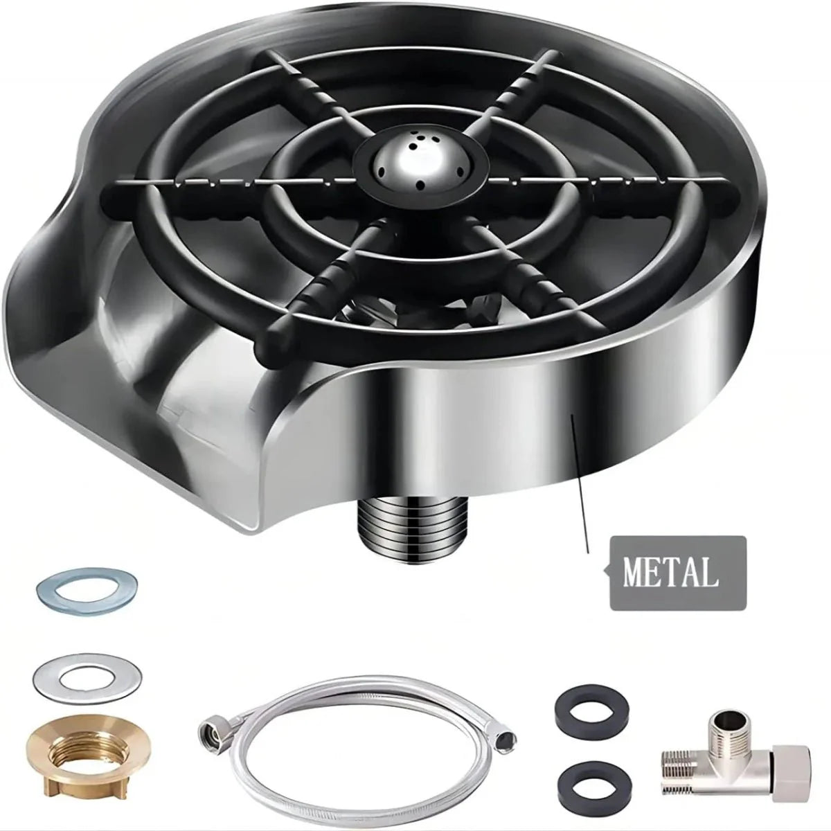 Glass Rinser for Sink - Automatic Quick Clean