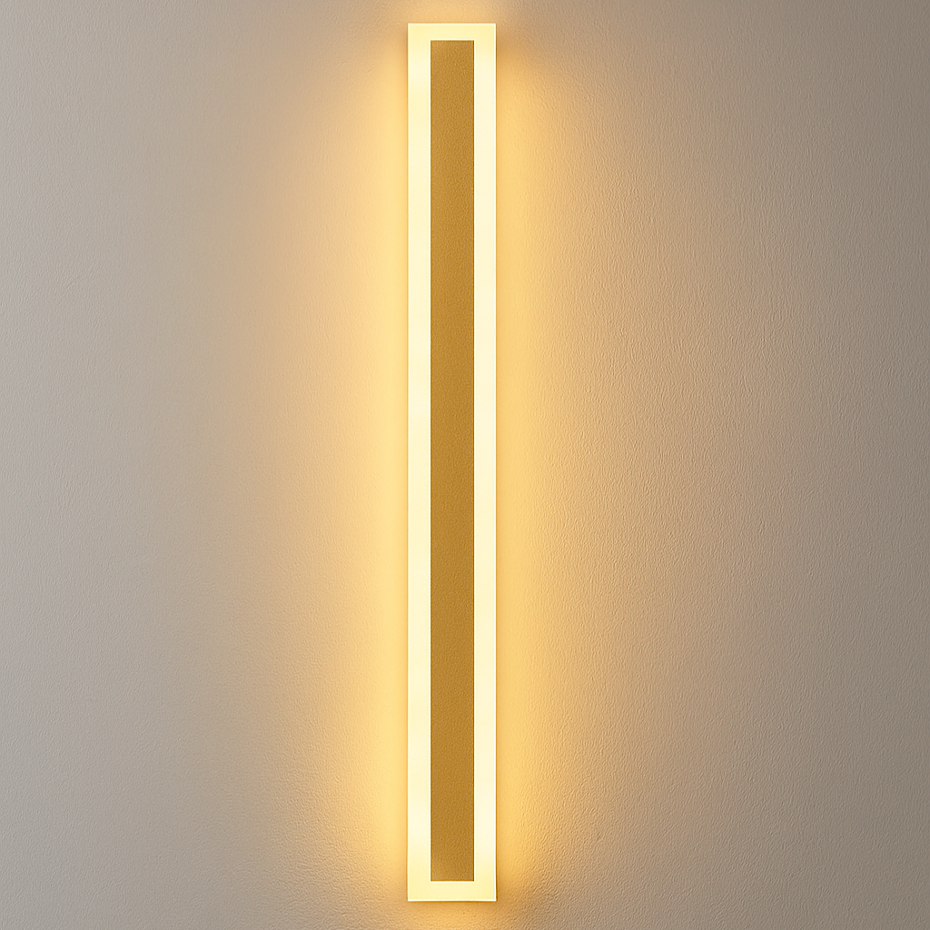Golden Waterproof LED External Wall Lights