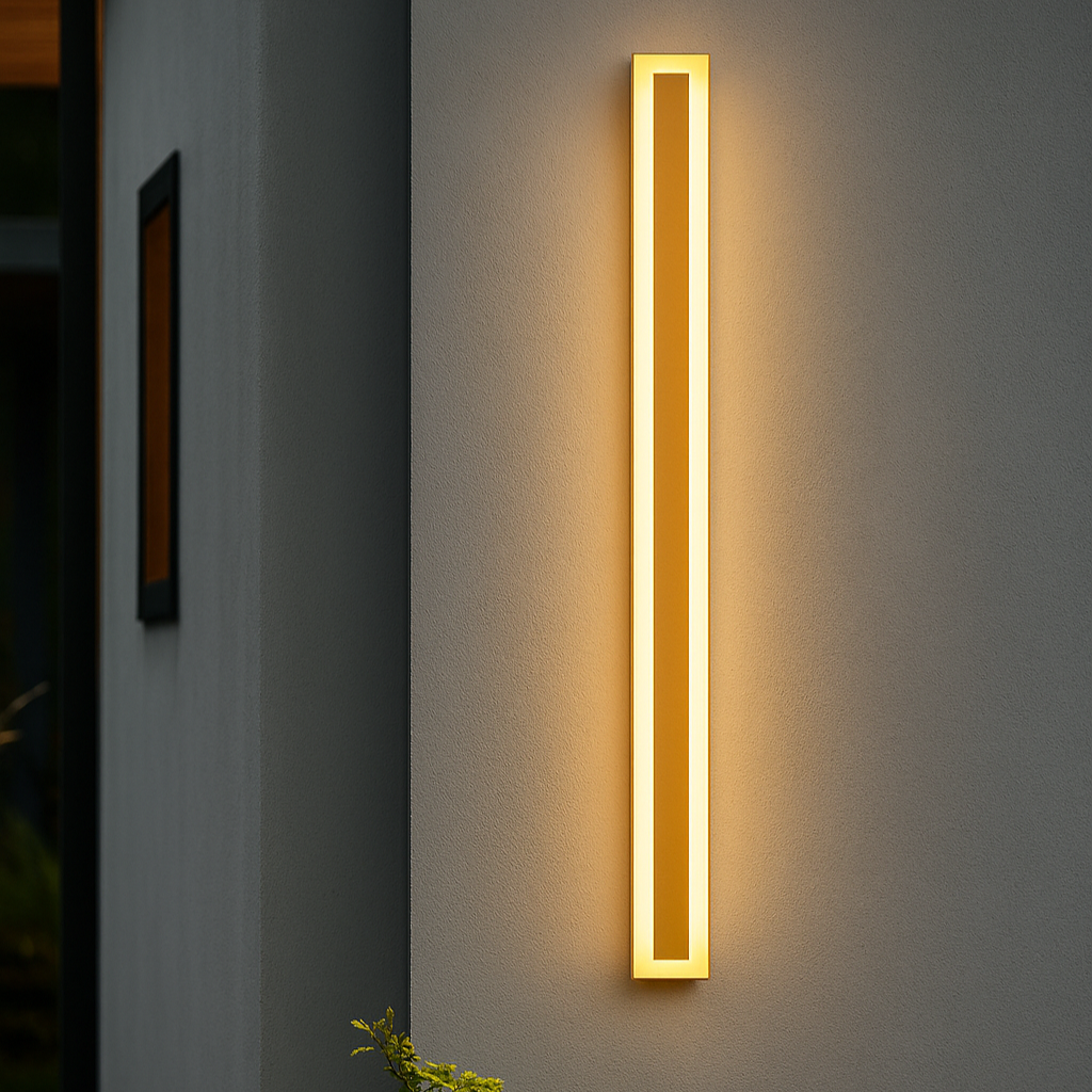 Golden Waterproof LED External Wall Lights