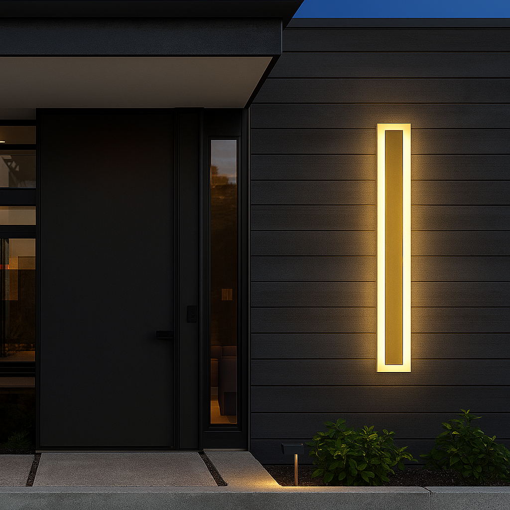 Golden Waterproof LED External Wall Lights