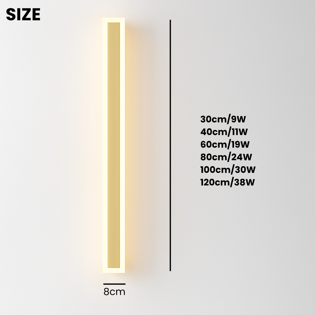 Golden Waterproof LED External Wall Lights