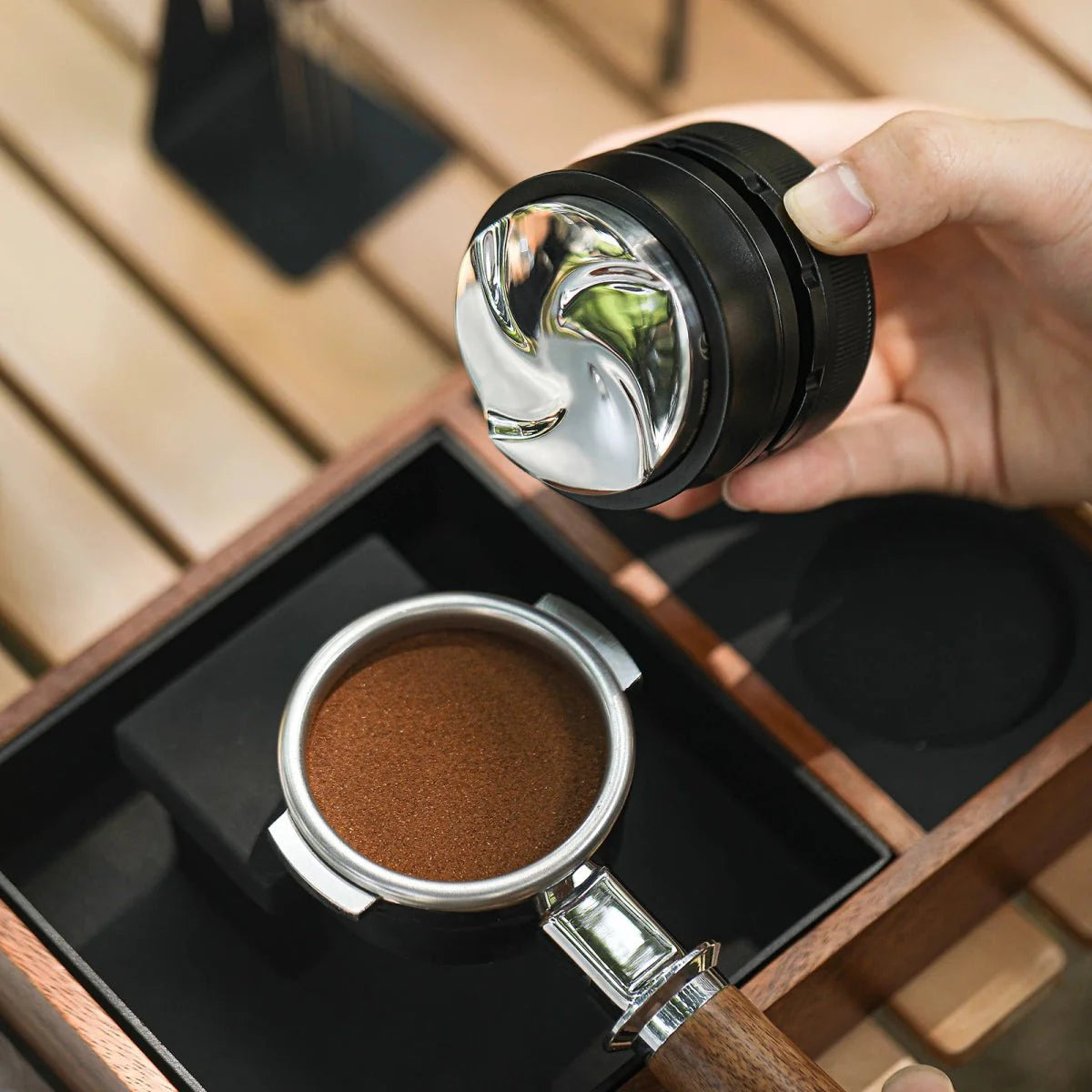 Gravity Espresso Distributor 58.35mm - Adjustable Depth