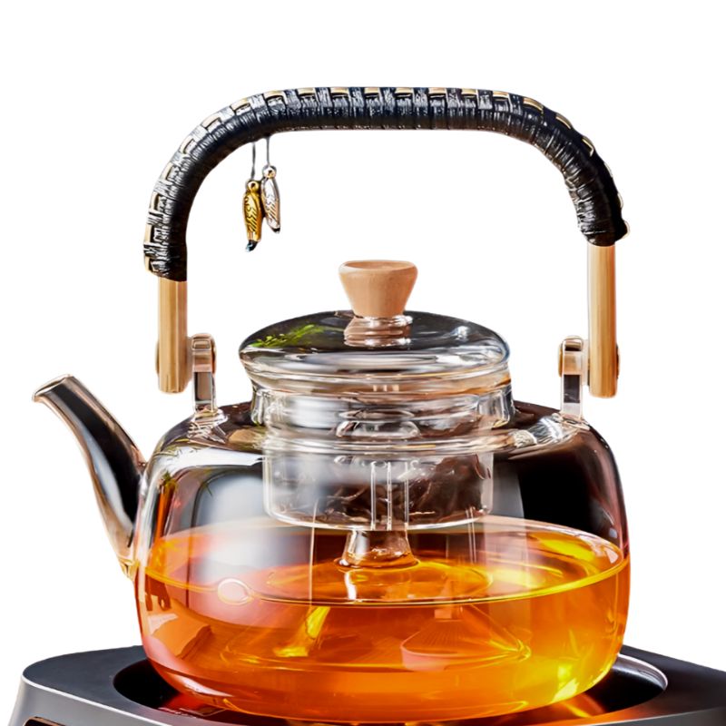 Heat-Resistant Glass Teapot with Infuser