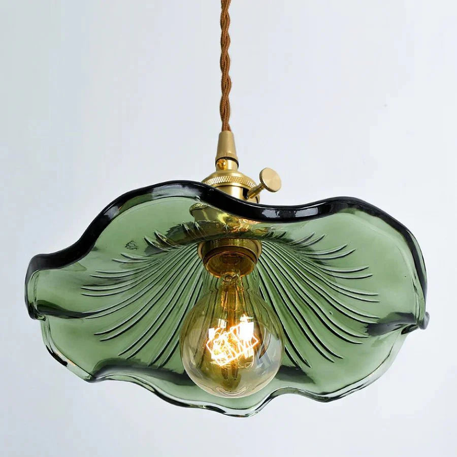 Hibiscus Glass Pendant Light