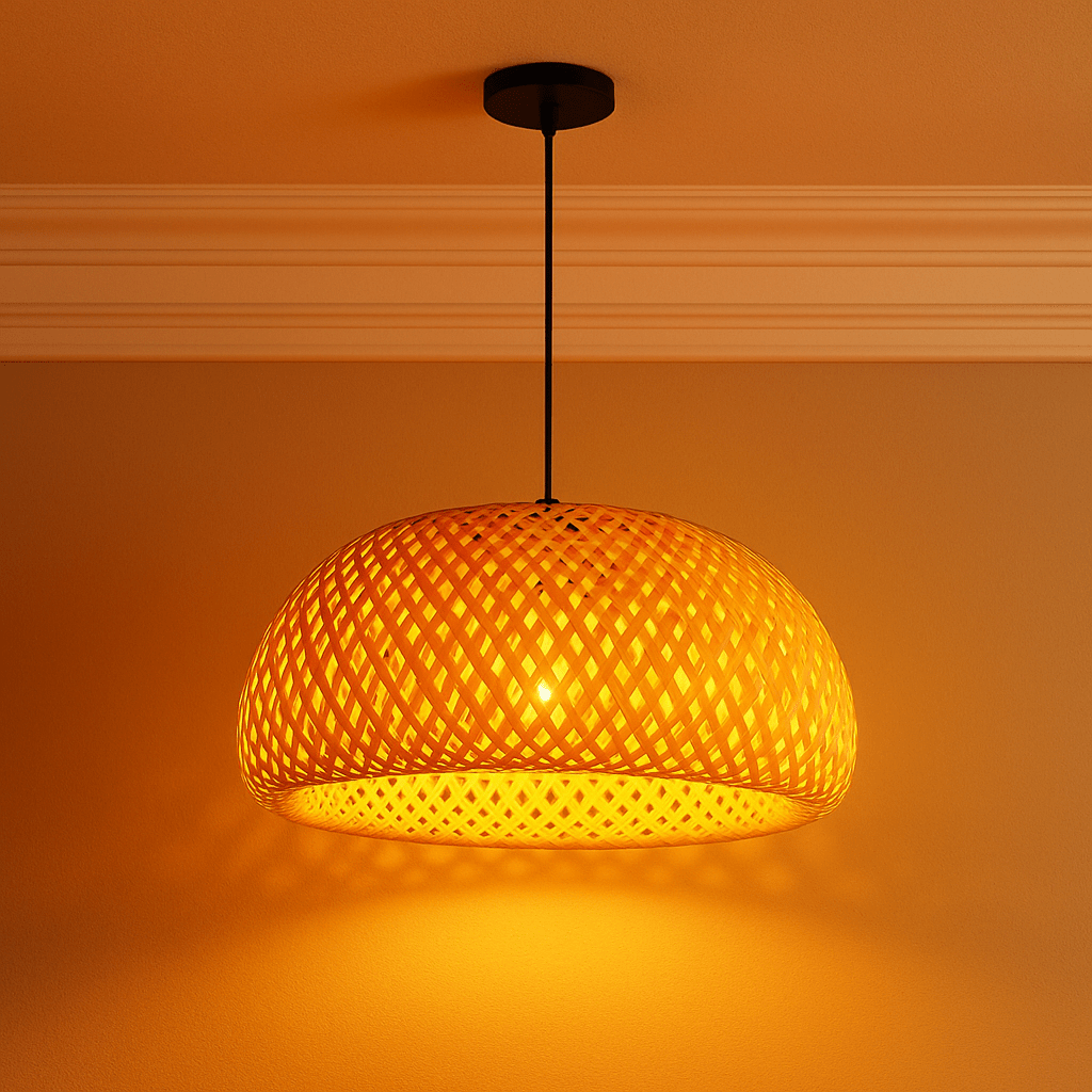 Hygge Hanging Rattan Light