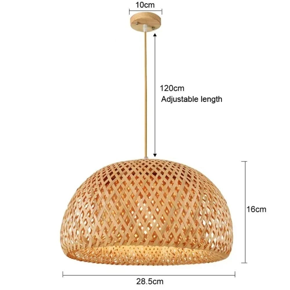 Hanging Rattan Light