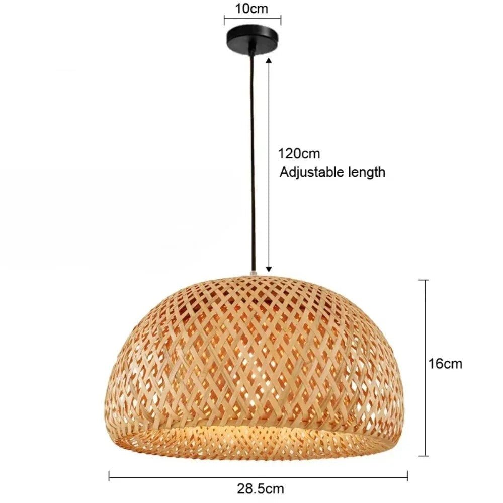 Hanging Rattan Light