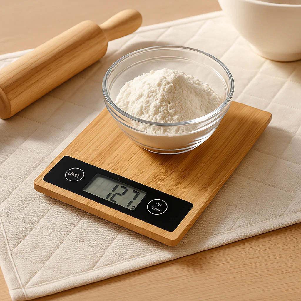 Precision Bamboo Kitchen Scale