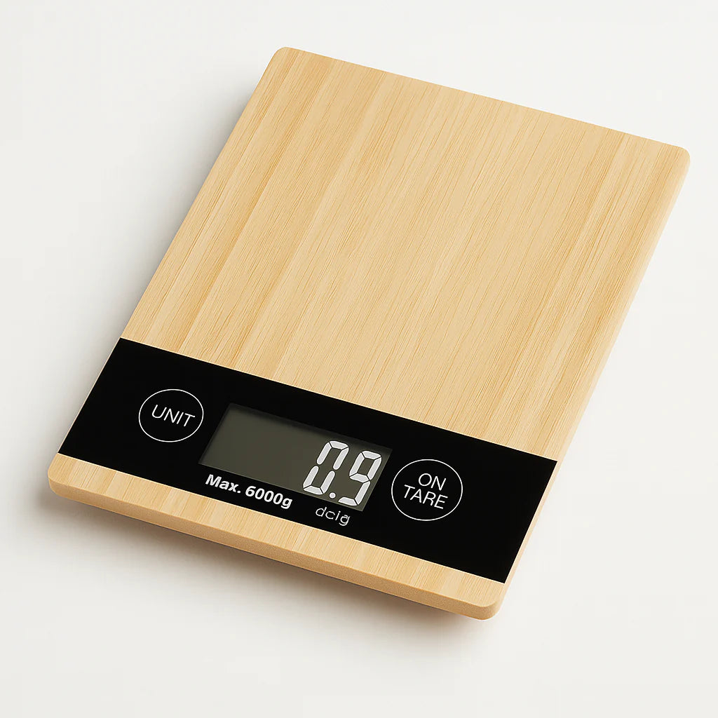 Precision Bamboo Kitchen Scale