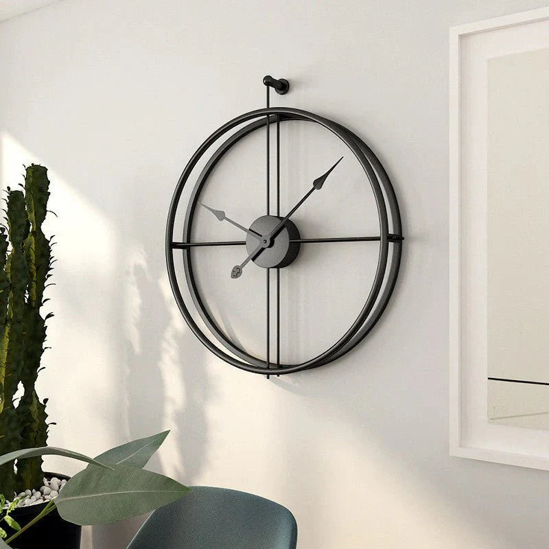 Skeleton Metal Wall Clock