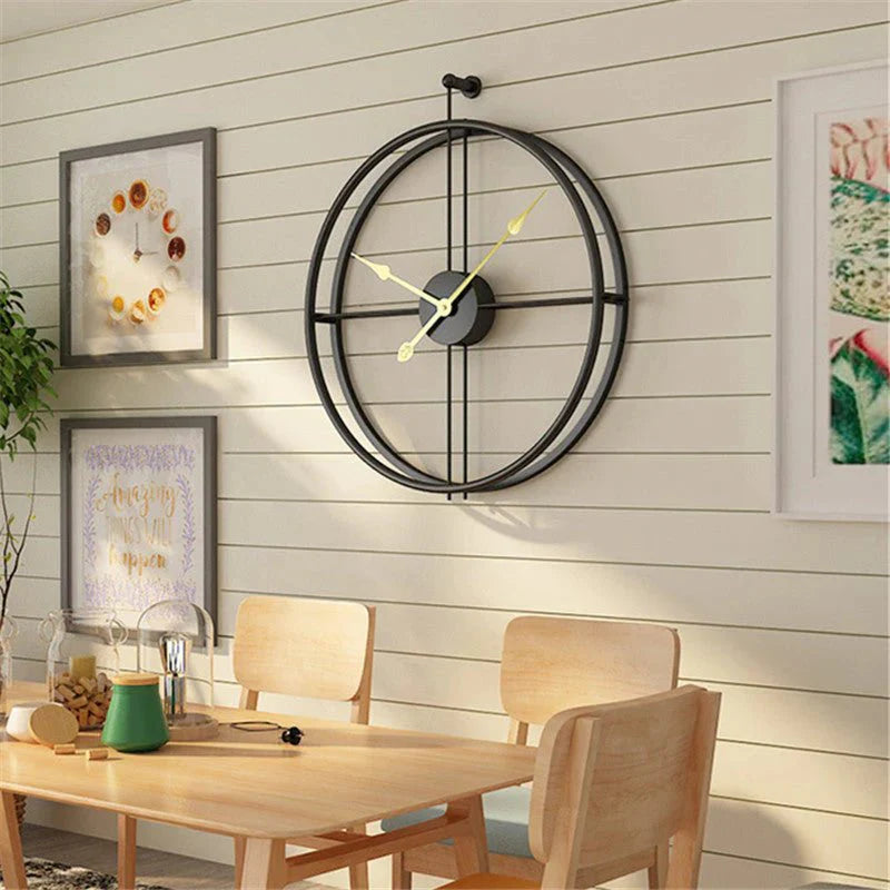 Skeleton Metal Wall Clock