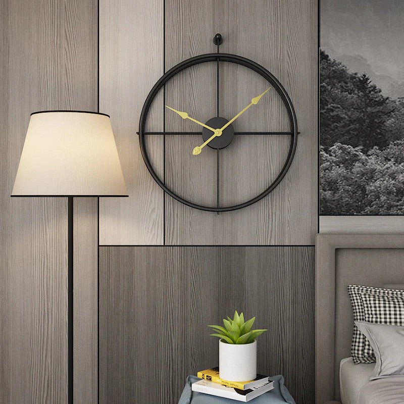 Skeleton Metal Wall Clock
