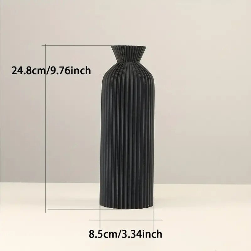 Japandi Centerpiece Plastic Vase Double Set